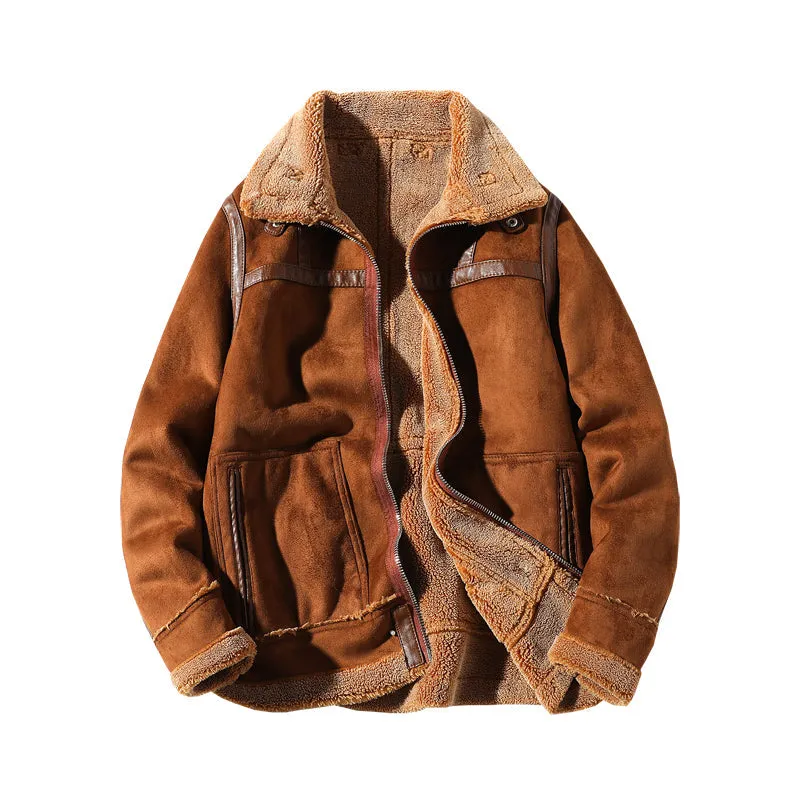 Men's Jacket With Heavy Fur