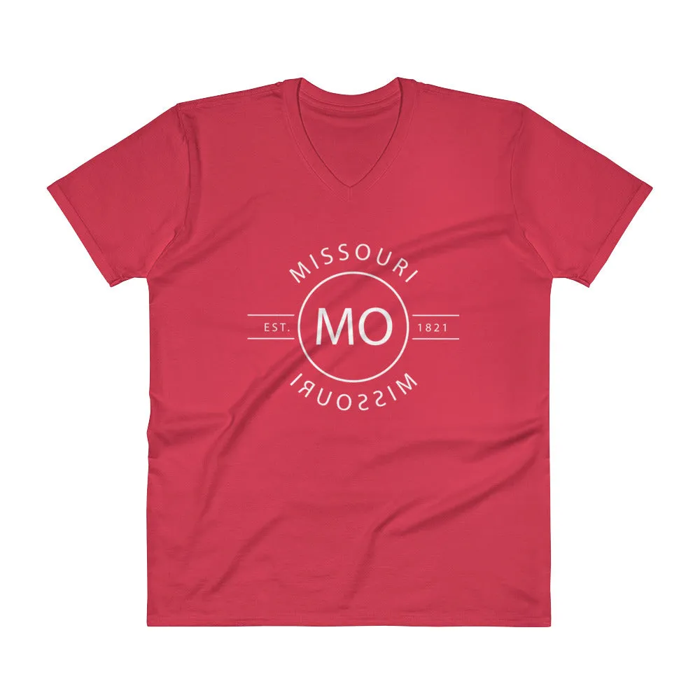 Missouri - V-Neck T-Shirt - Reflections