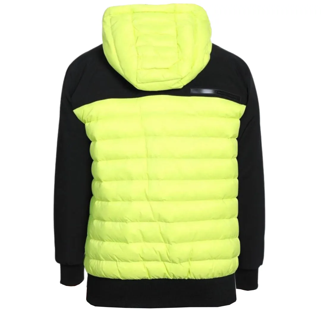 Moose Knuckles Kleskun Panel Green Down Jacket