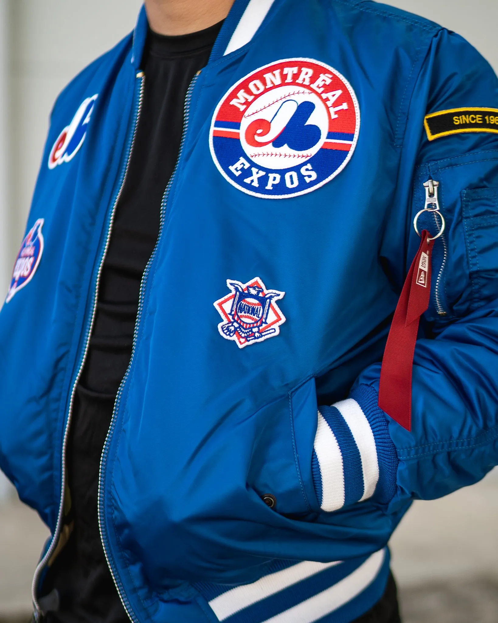 New Era x Alpha Industries Montreal Expos MA-1 Bomber Jacket