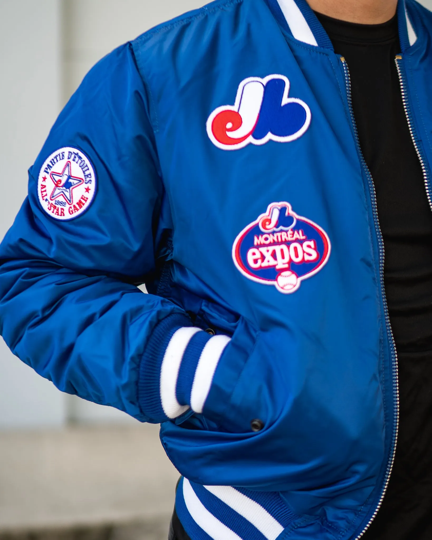 New Era x Alpha Industries Montreal Expos MA-1 Bomber Jacket