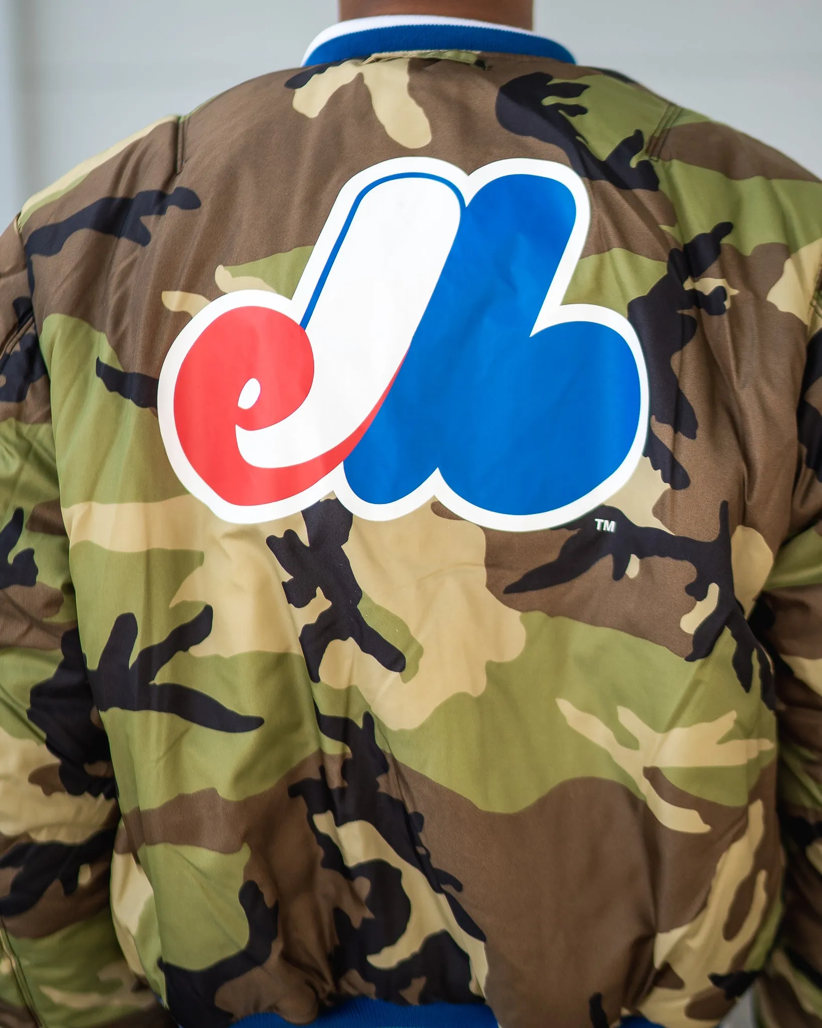 New Era x Alpha Industries Montreal Expos MA-1 Bomber Jacket