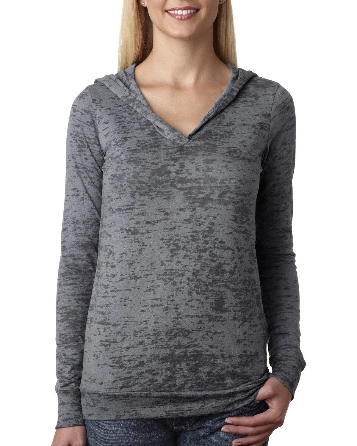 Next Level Burnout Hoody 6521 Dark Gray