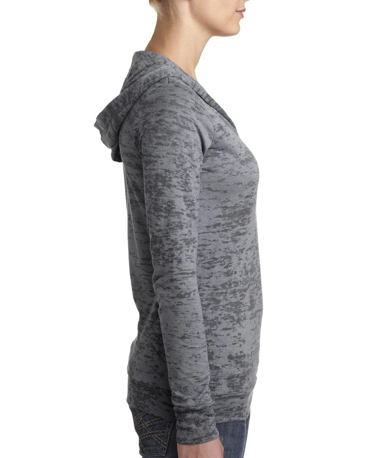 Next Level Burnout Hoody 6521 Dark Gray