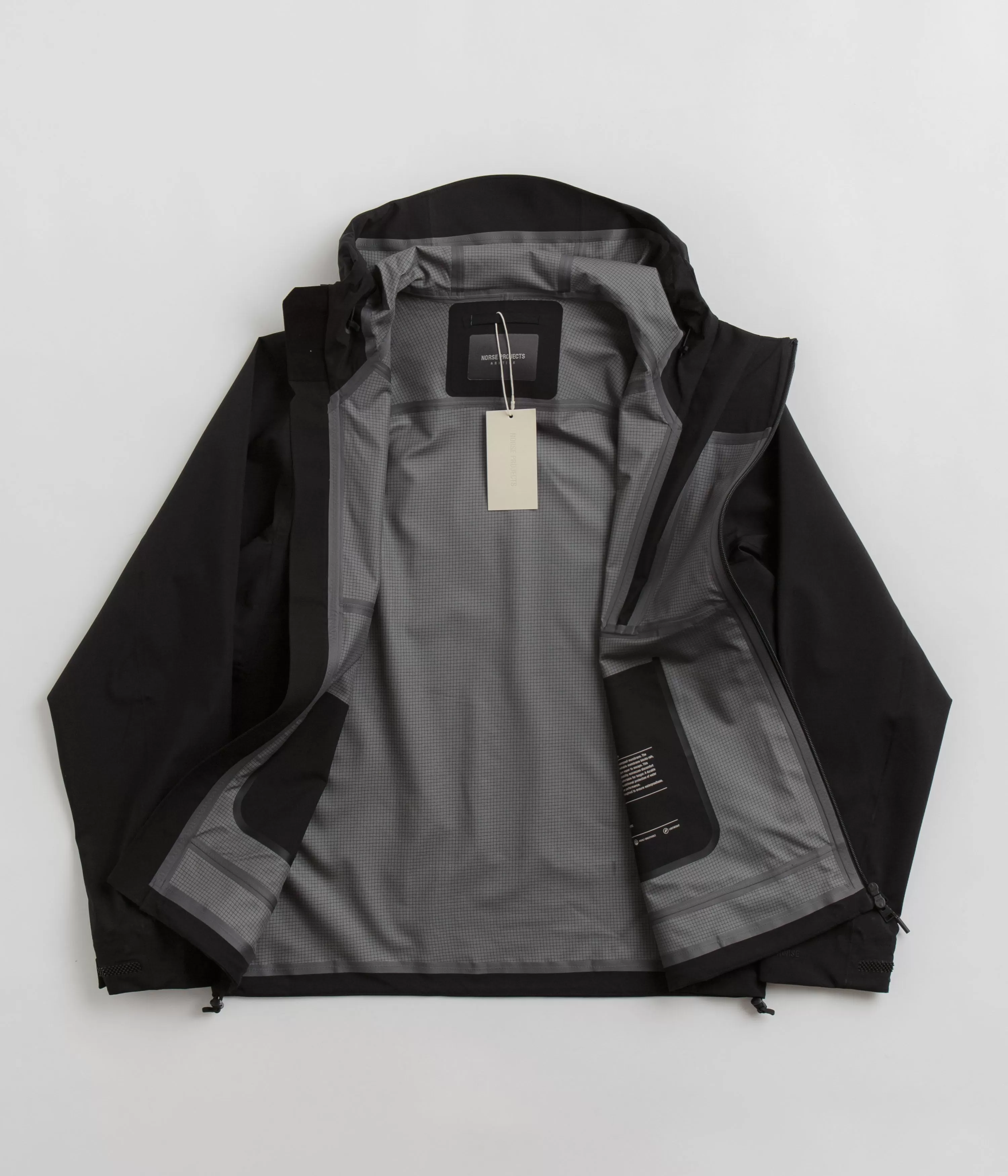 Norse Projects 3L Waterproof Shell Jacket - Black