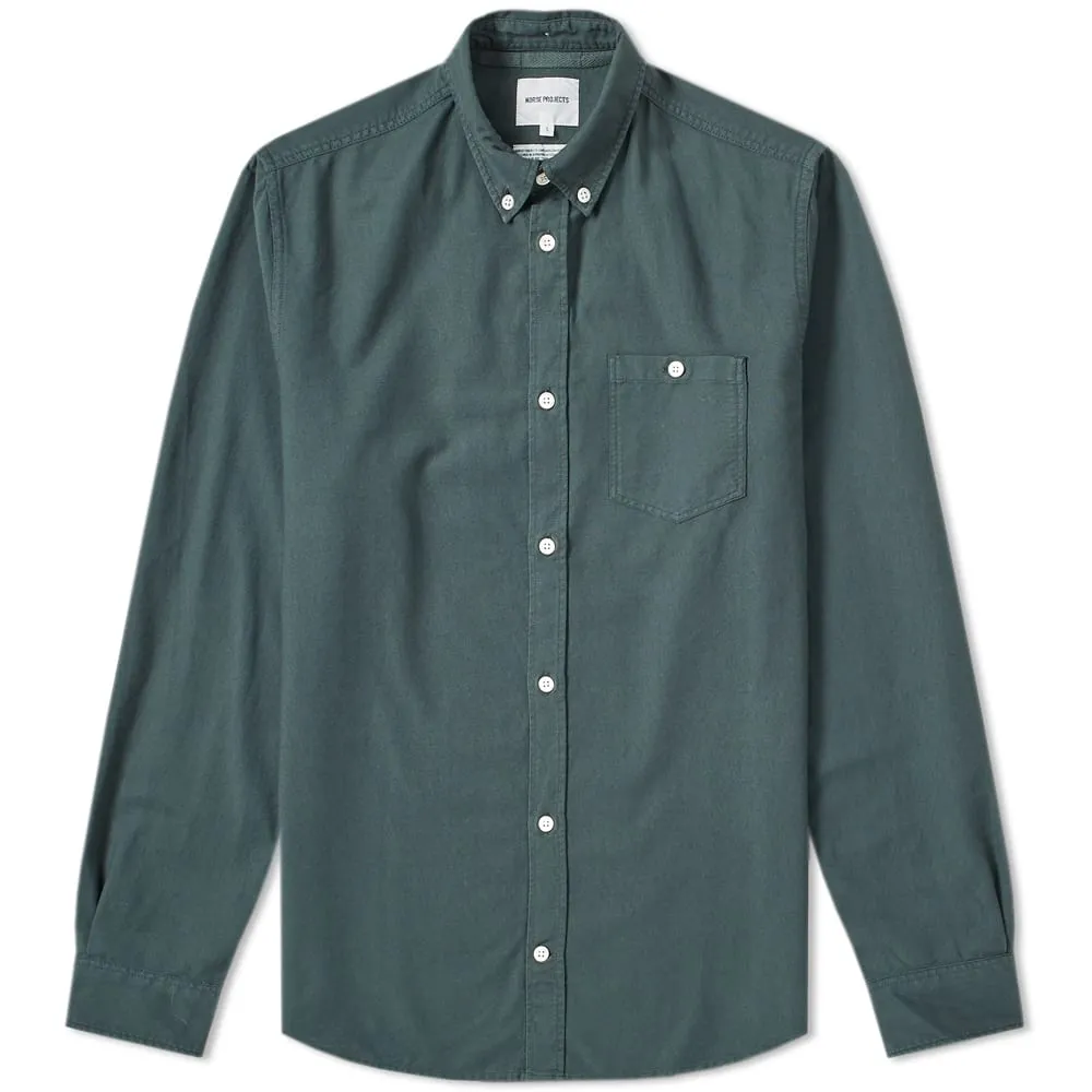 Norse Projects Anton Oxford ShirtSpinnaker Green