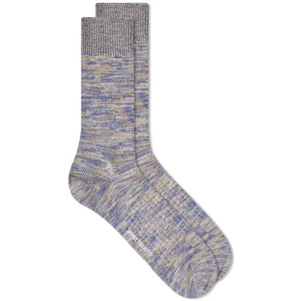 Norse Projects Bjarki Blend SockUltra Marine