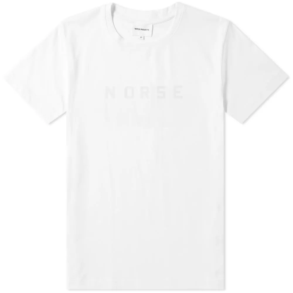 Norse Projects Esben Compact Logo TeeWhite