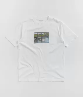 Norse Projects Johannes Organic Canal Print T-Shirt - White