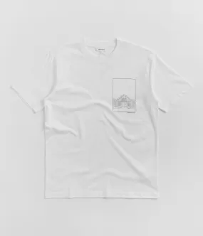 Norse Projects Johannes Organic Kanonbadsvej Print T-Shirt - White