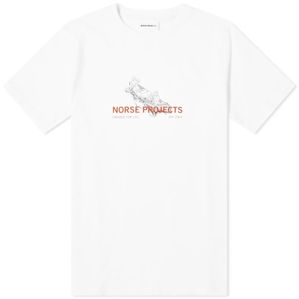 Norse Projects Niels Canoe T-ShirtWhite