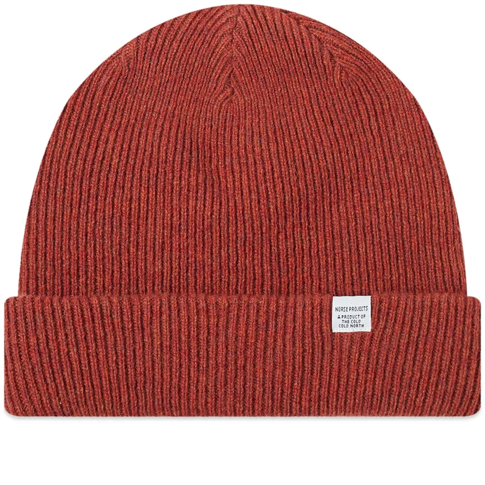 Norse Projects Norse BeanieCarmine Red