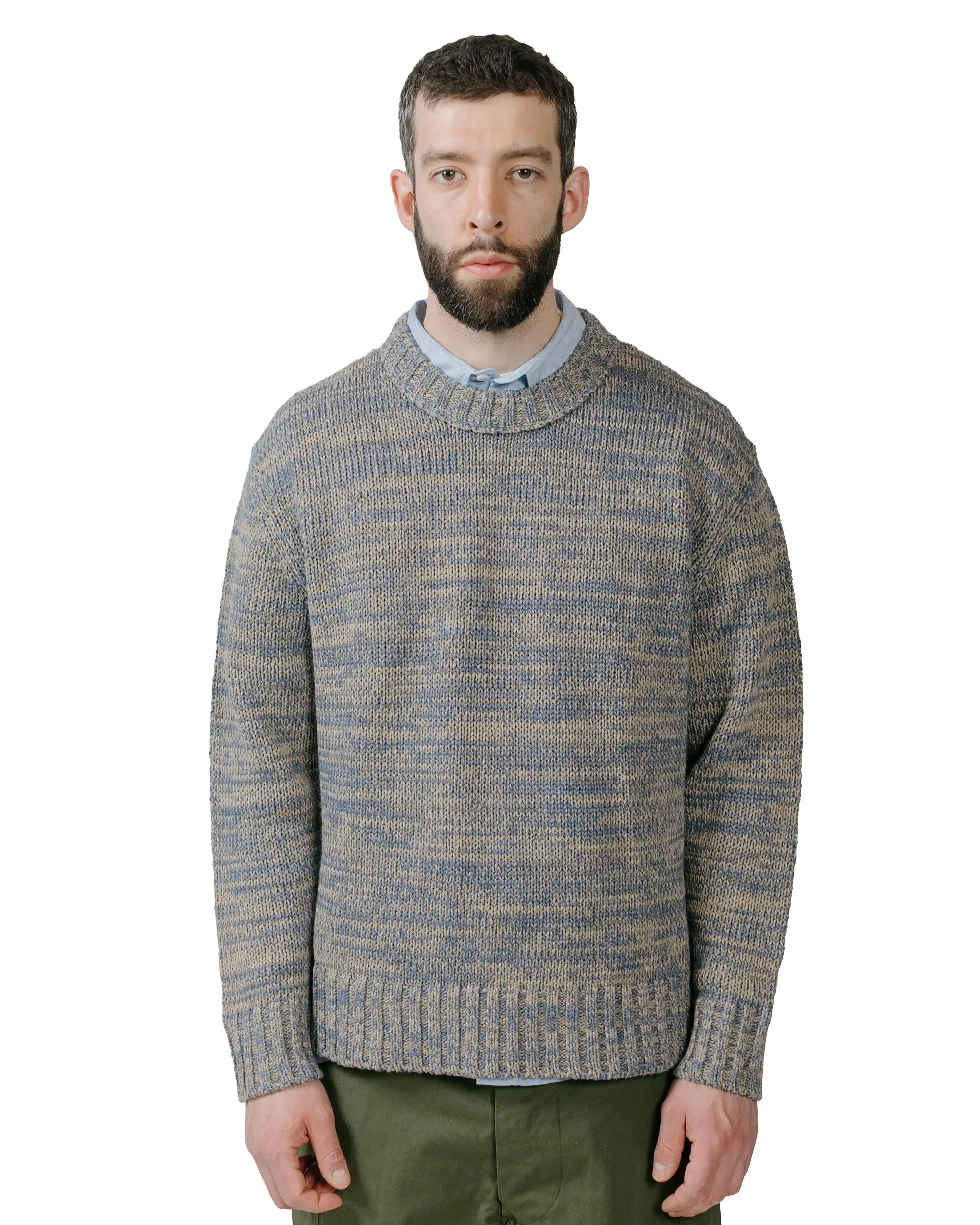 Norse Projects Rasmus Cotton Mouline Sweater Clay