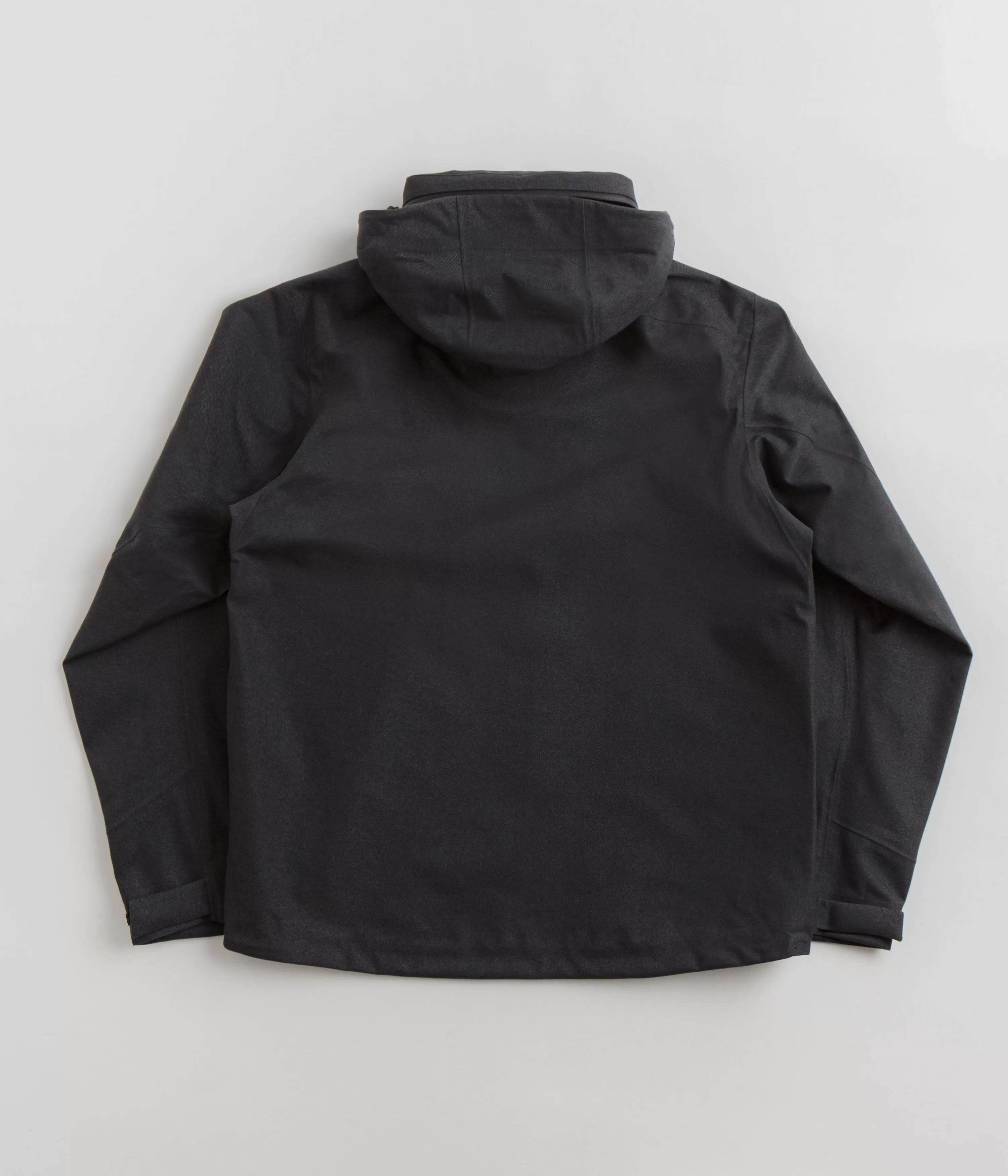 Norse Projects Textured Twill Gore-Tex 3L Stand Collar Jacket - Charcoal Grey