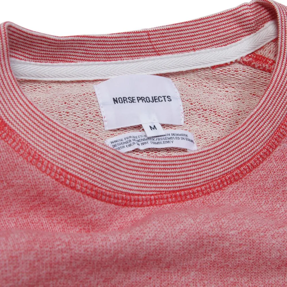 Norse Projects Vorm SweatBrick Red