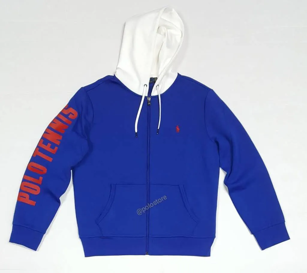 Nwt Polo Ralph Lauren Royal Blue Polo Tennis Hoodie