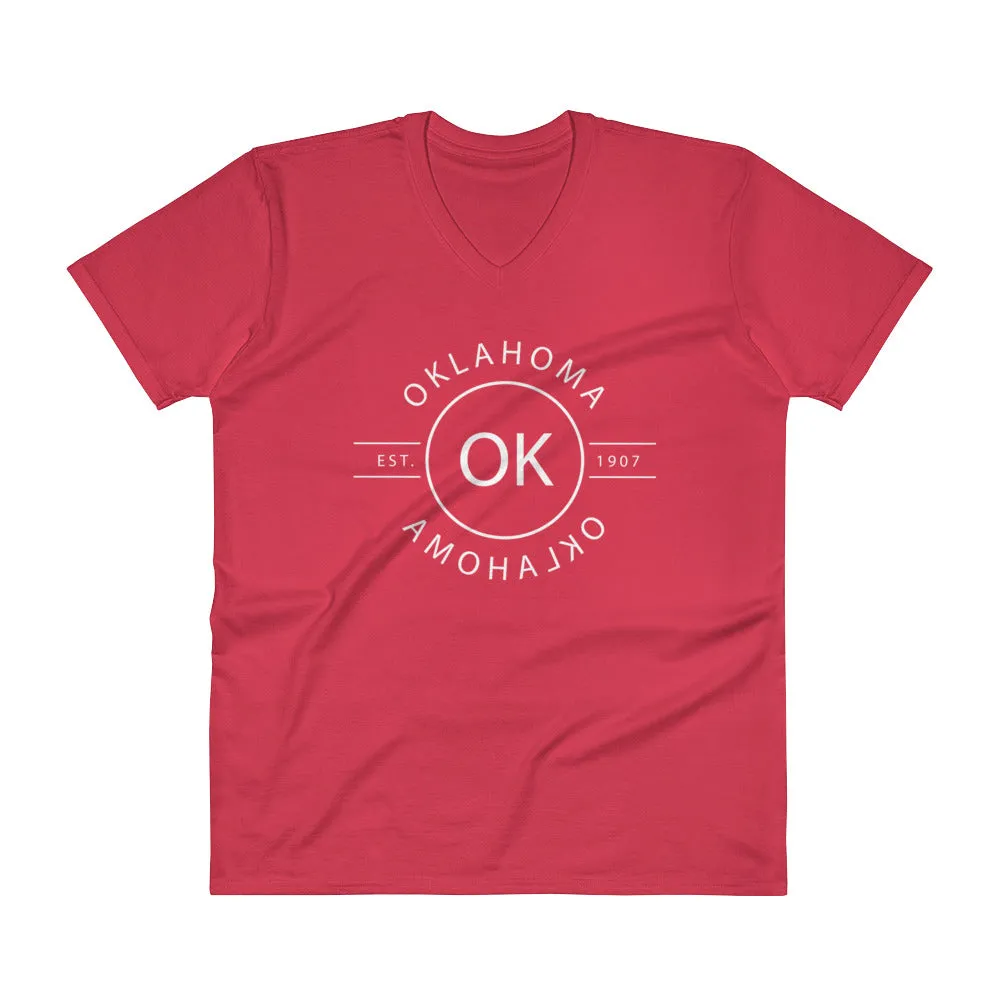 Oklahoma - V-Neck T-Shirt - Reflections