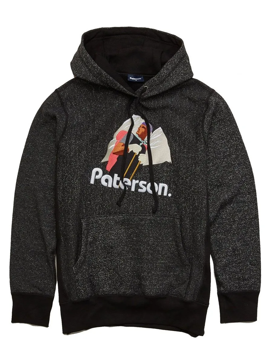 Paterson Trecker Embroidered Pullover Hoody - Black