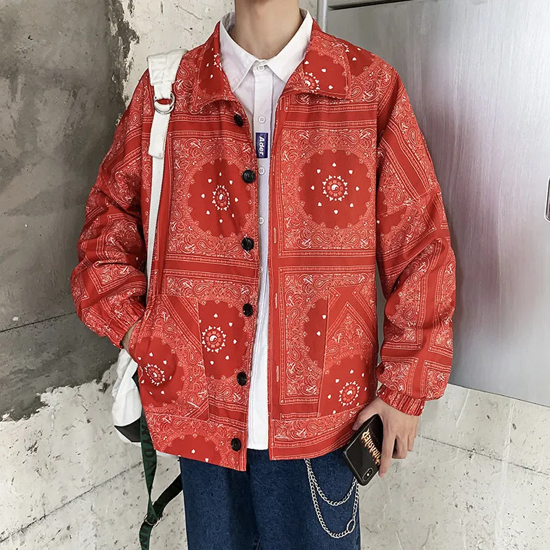 Printed Thin Jacket Men's