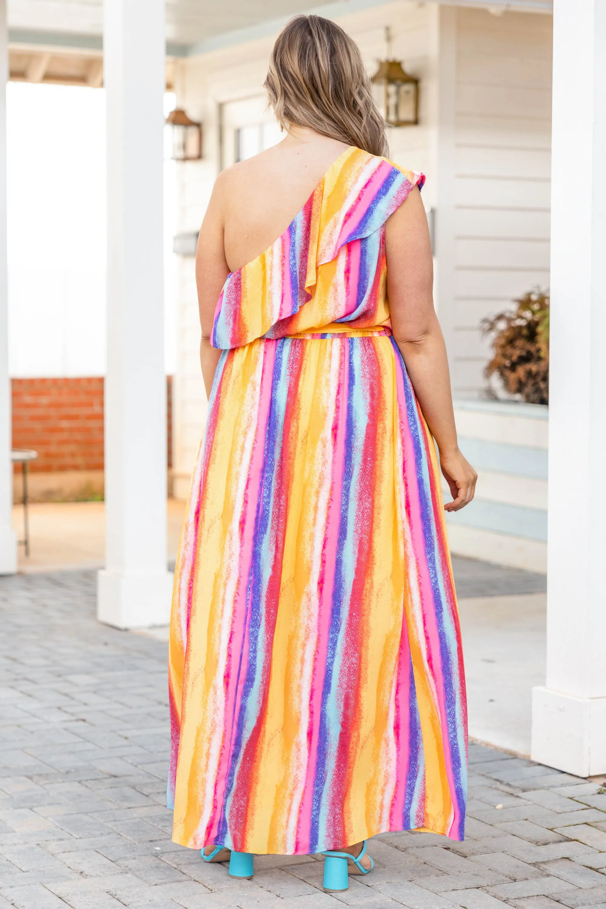 Queen Of Stripes Dress, Multi