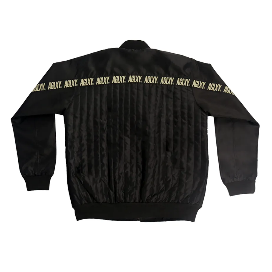 R&E Unit Bomber Jacket 018 - Black