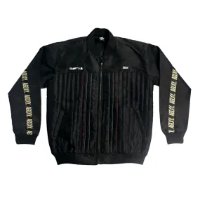 R&E Unit Bomber Jacket 018 - Black