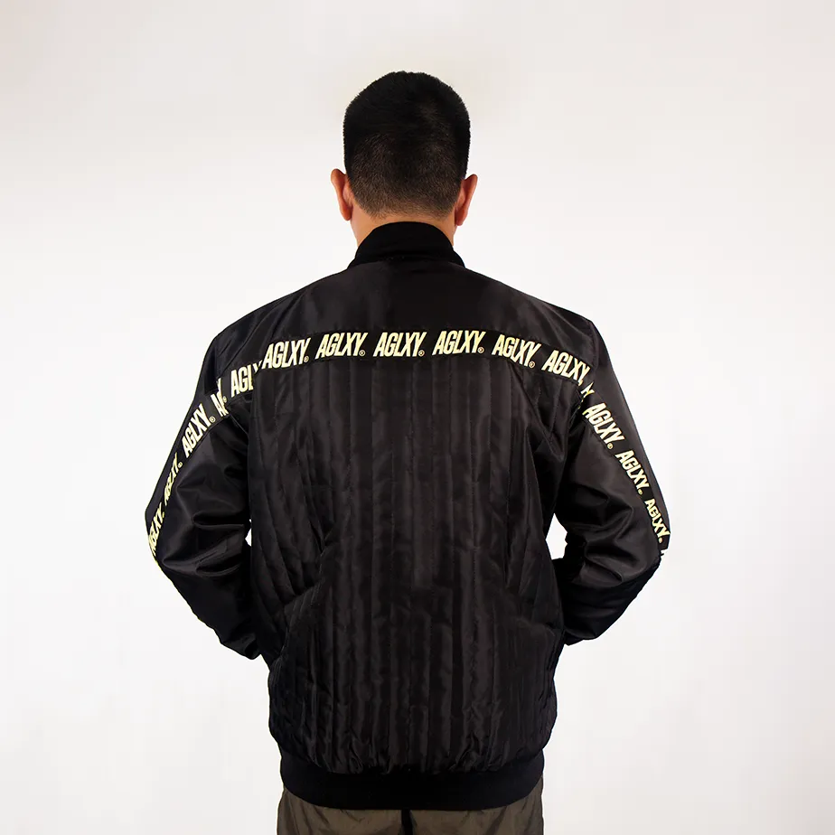 R&E Unit Bomber Jacket 018 - Black