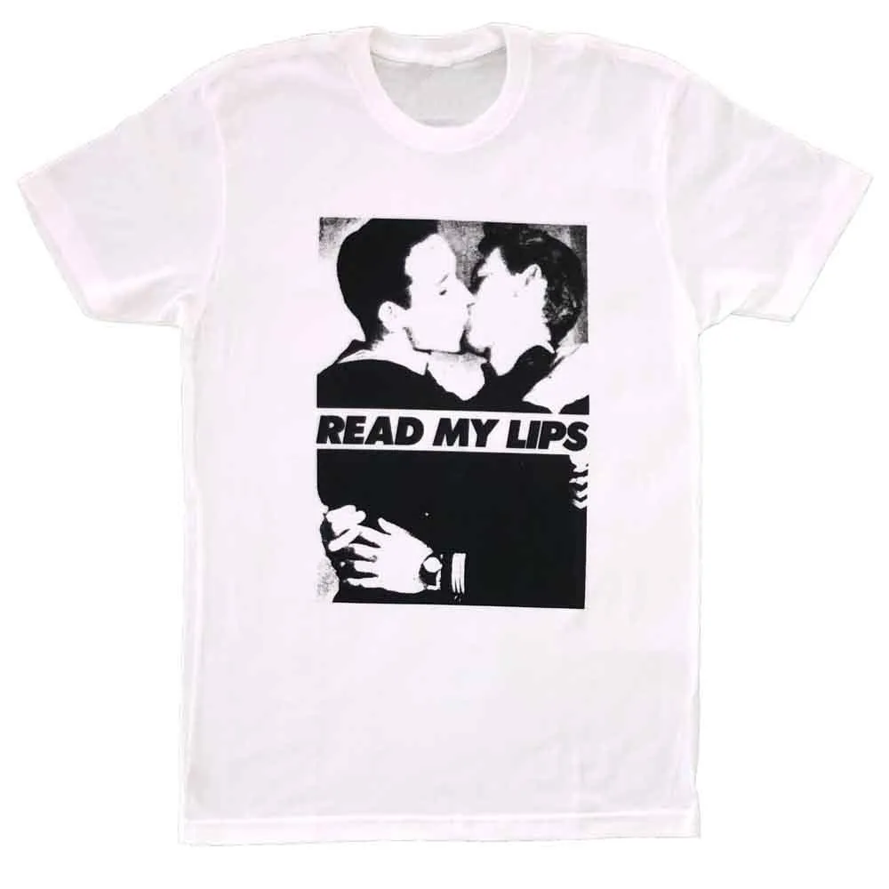 Read My Lips Men T-Shirt Supporting Rainbow Railroad