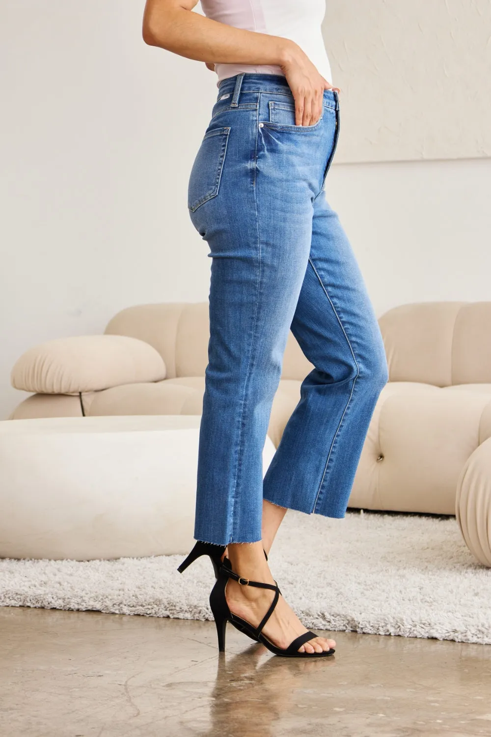 RFM Mini Mia Full Size Tummy Control High Waist Jeans**