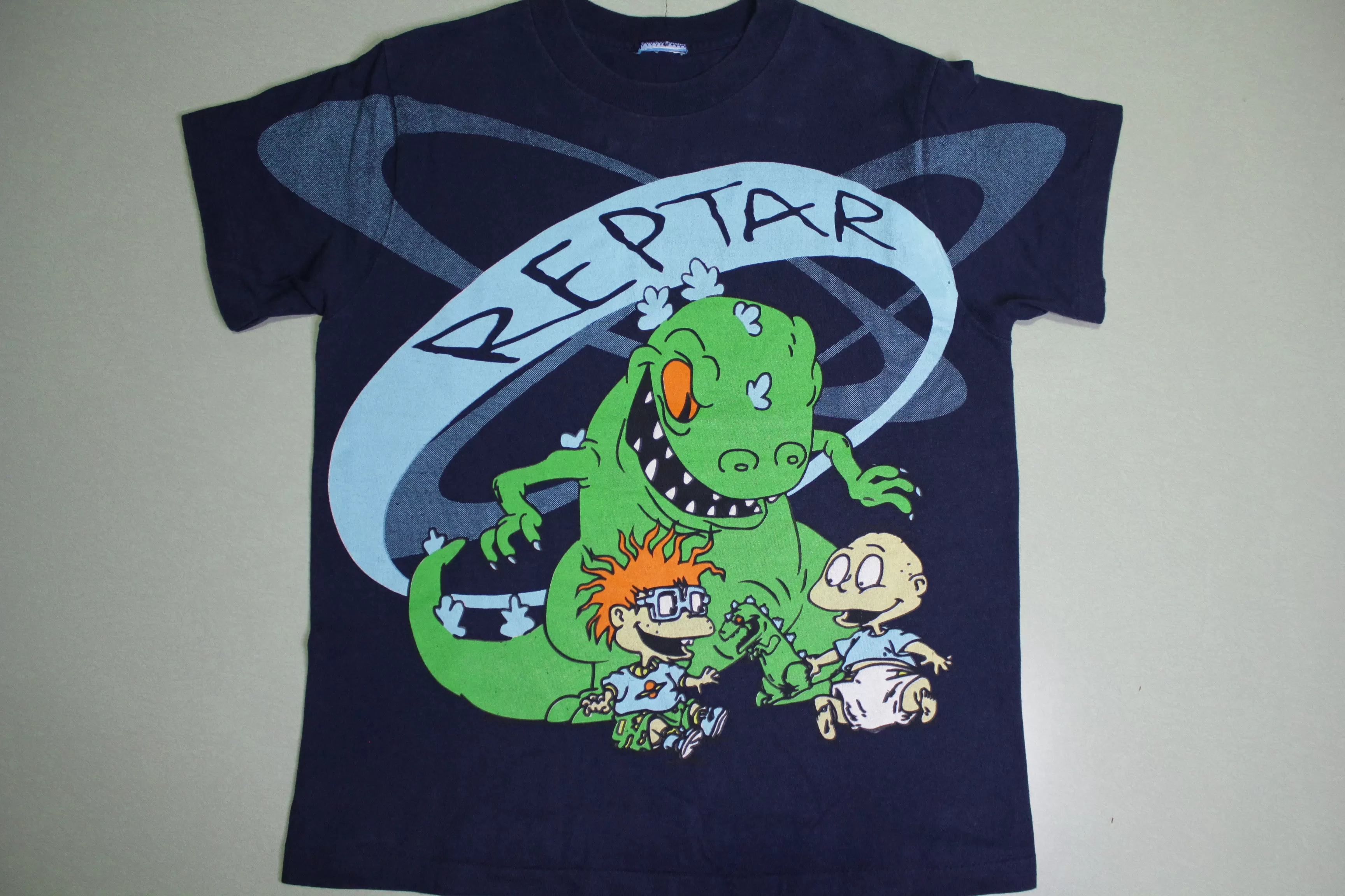 Rugrats Reptar Vintage 90's Nickelodeon Single Stitch Cartoon Promo T-Shirt