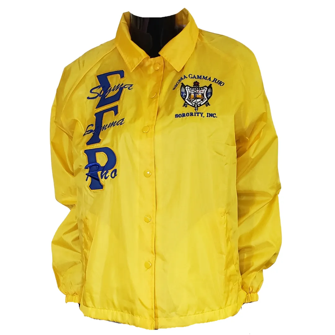 Sigma  Gamma RHO Line Jacket