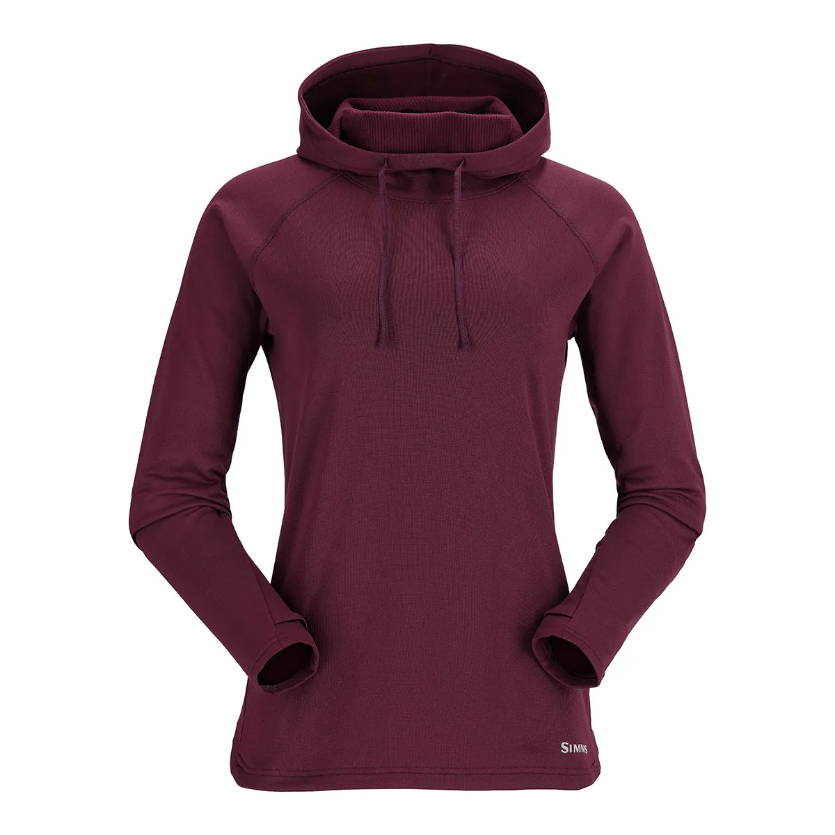 Simms Womens Heavyweight Baselayer Hoody Mulberry