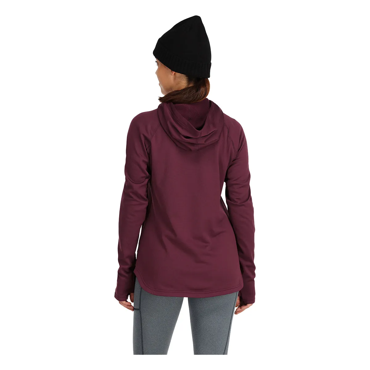 Simms Womens Heavyweight Baselayer Hoody Mulberry