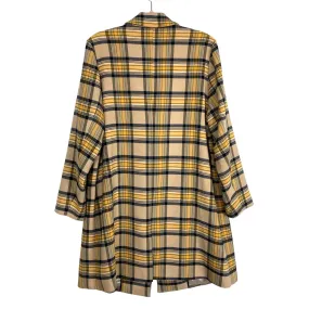 Skies are Blue Yellow Plaid Blazer Jacket- Size 1X (we have matching skirt)