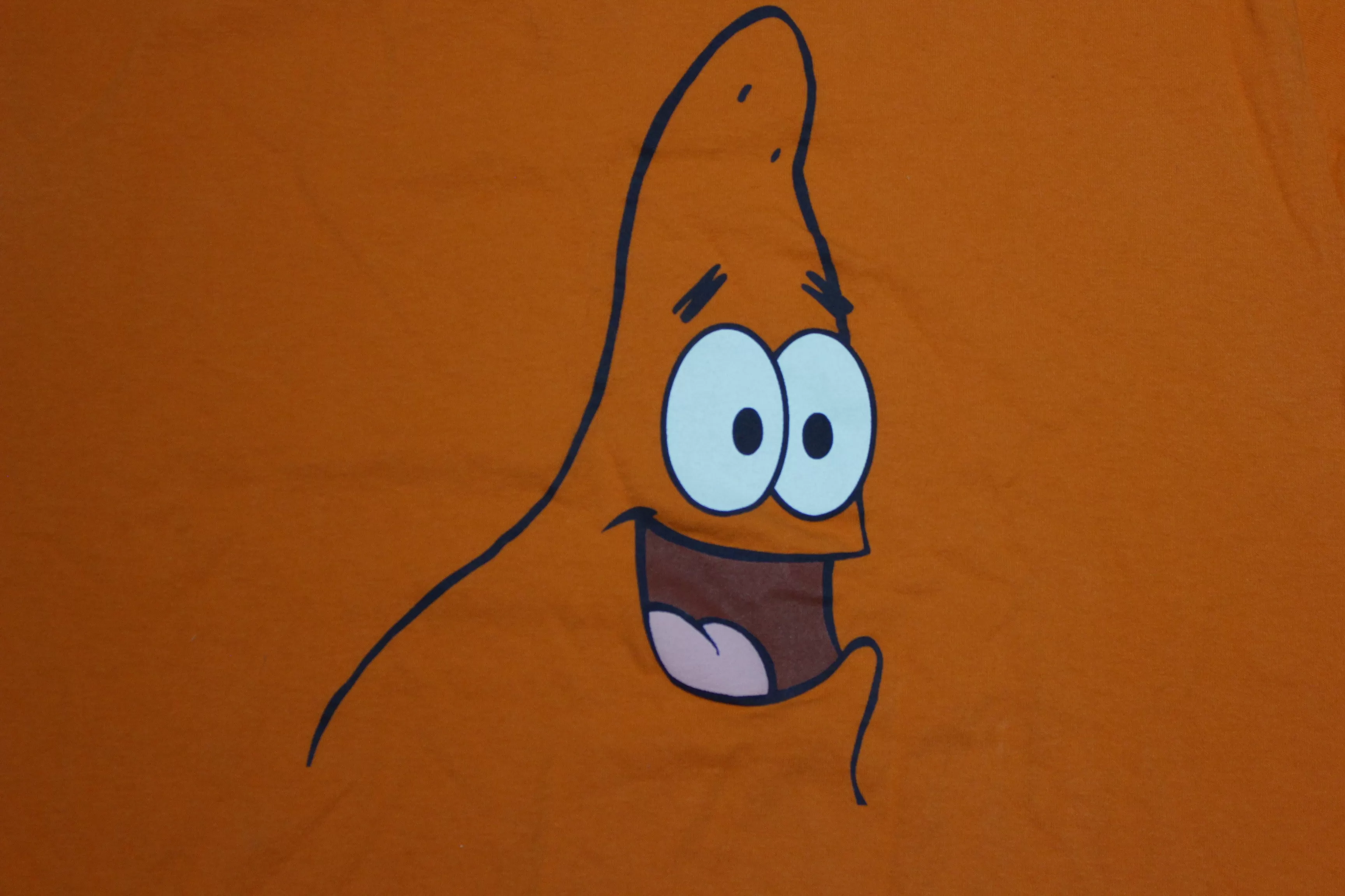 SpongeBob Square Pants Patrick 2003 Hello Do I Know You Cartoon Movie Promo T-Shirt