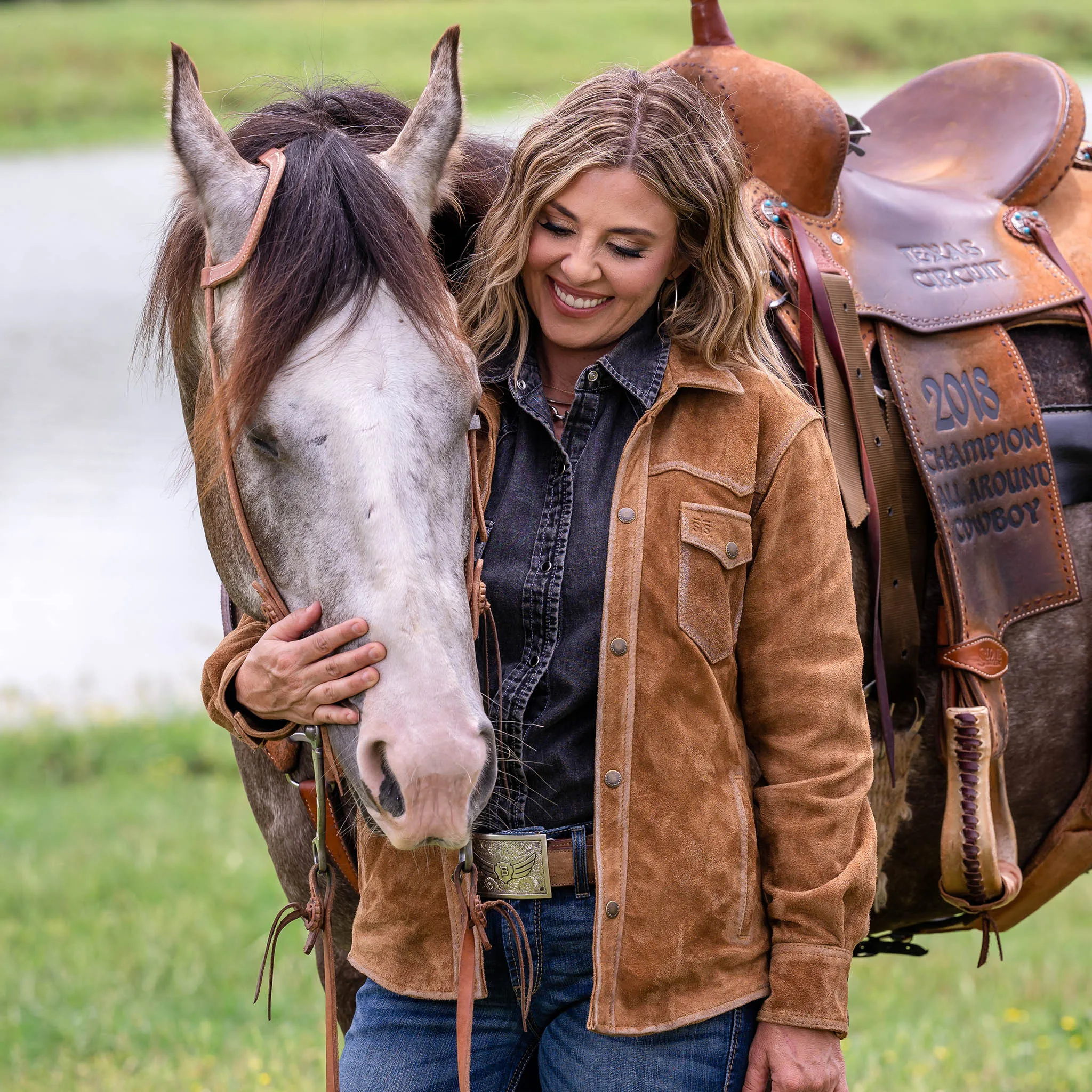 STS Ranchwear Women's Scottsdale Suede Leather Jacket