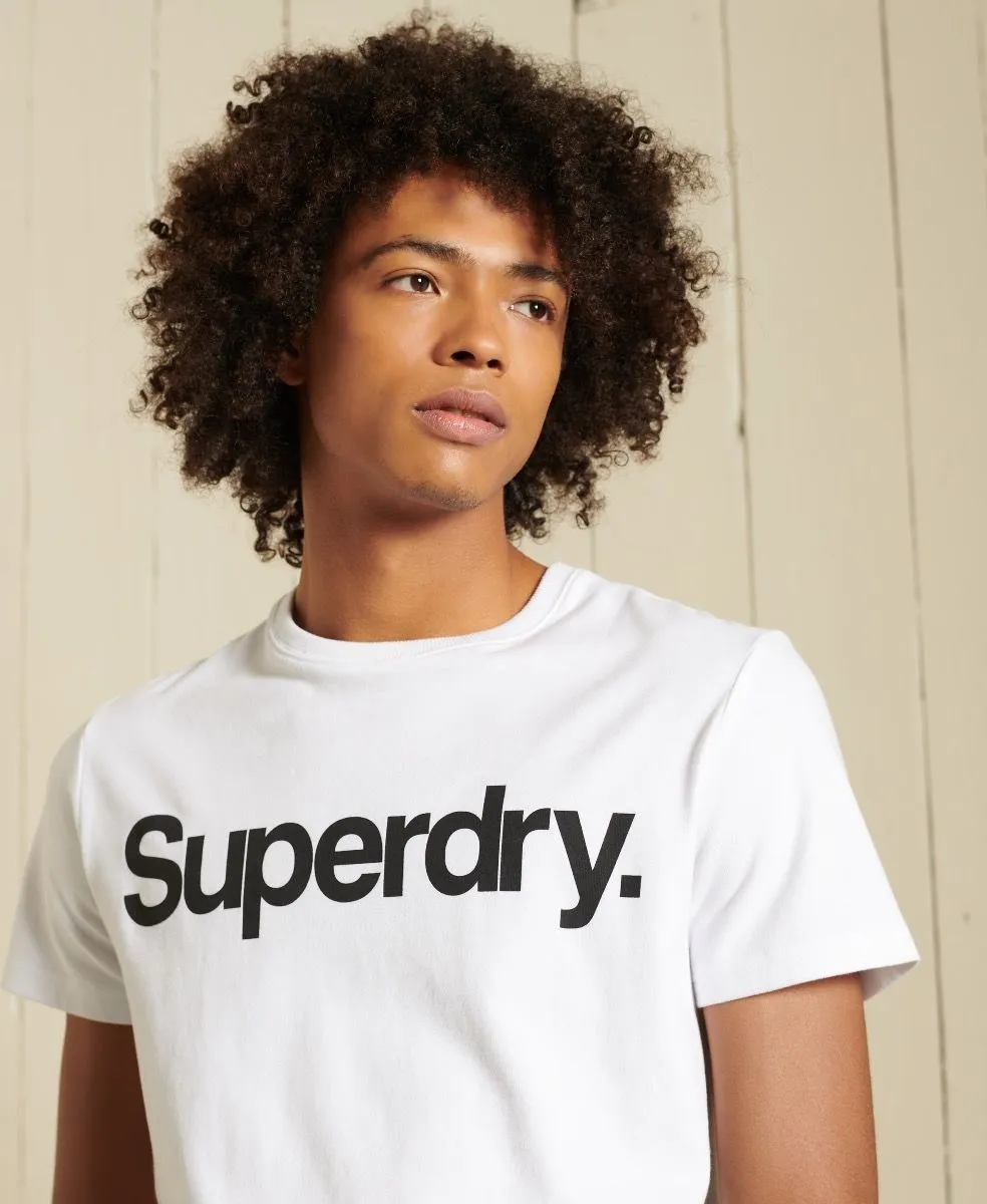 Superdry Classic Logo Crew Neck T-Shirt Optic