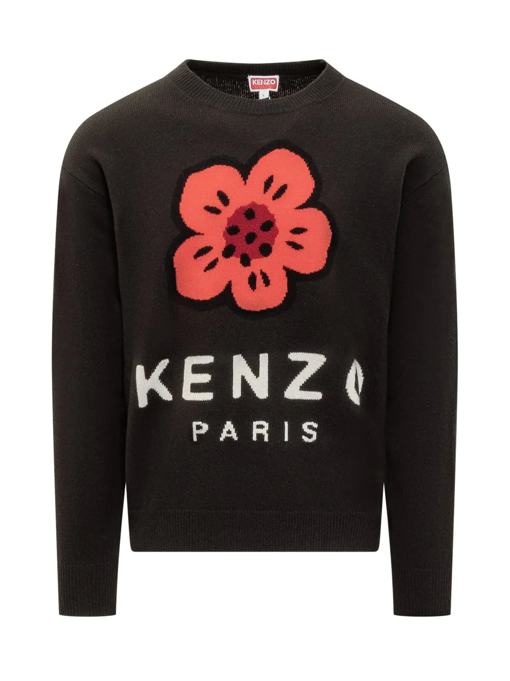 Sweater with Kenzo Flower Logo