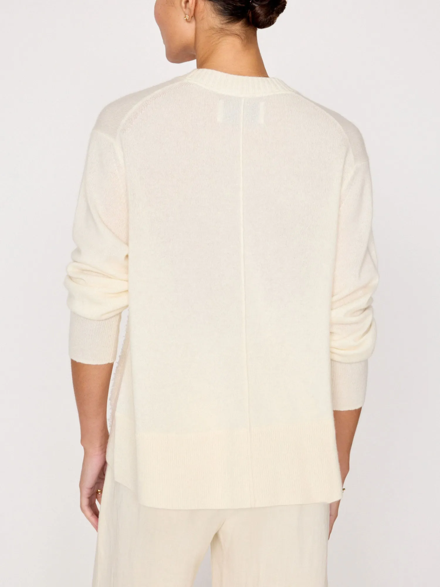 The Fenton Crewneck Fringe Sweater