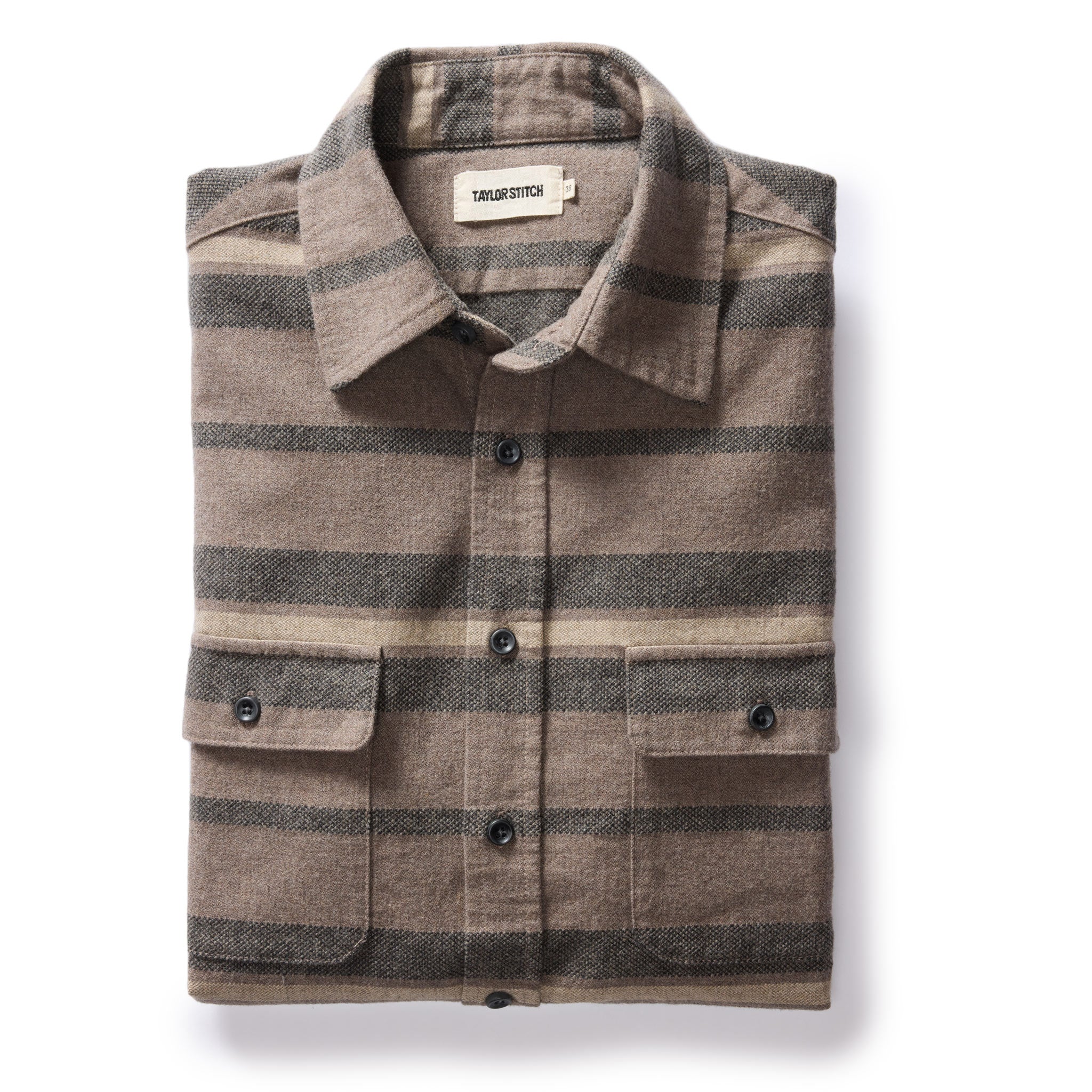 The Yosemite Shirt in Graystone Heather Stripe