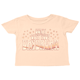 Tiny Whales Girls Daydream Faded Pink Boxy Tee