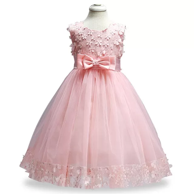 Toddler Girl Flower Petals Dress