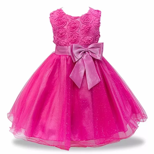 Toddler Girl Flower Petals Dress