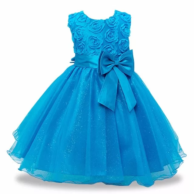 Toddler Girl Flower Petals Dress