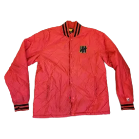 Undefeated Red Satin Jacket - Size X-Large