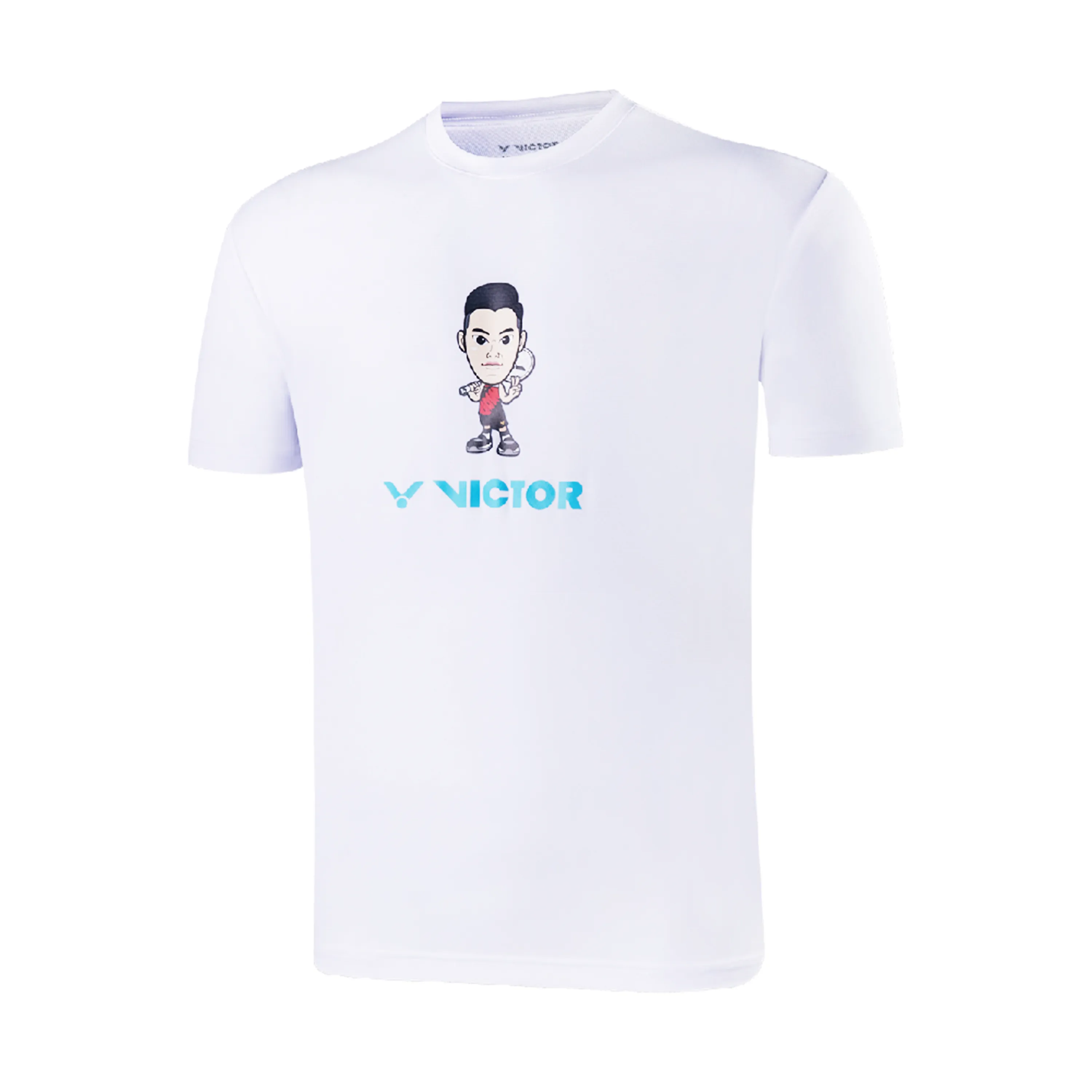 Victor X LZJ Cartoon Sports Shirt T20055A White UNISEX