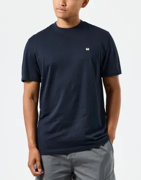 Weekend Offender Cannon Beach Crew Neck Badge T-Shirt Navy