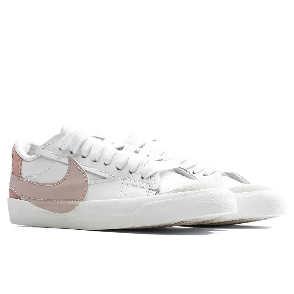 Women's Blazer Low '77 Jumbo - White/Pink Oxford/Rose Whisper