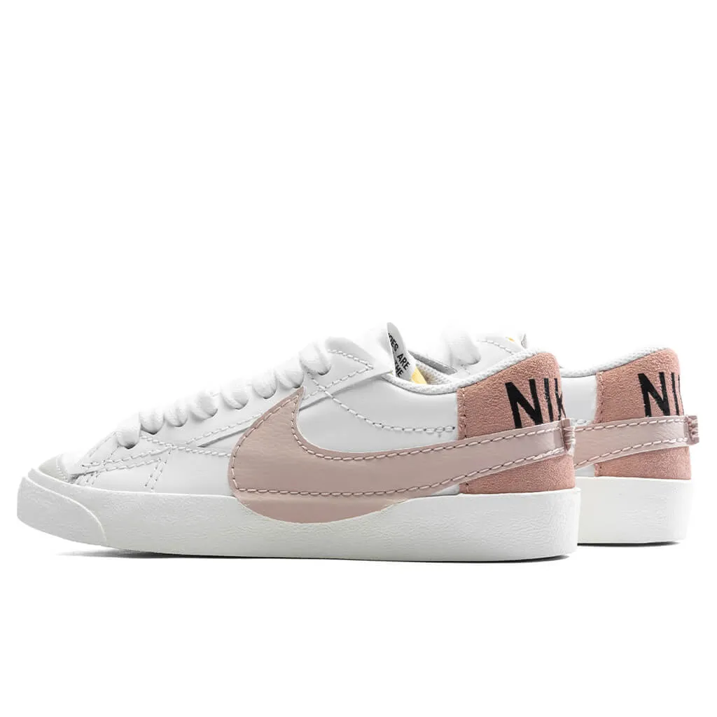 Women's Blazer Low '77 Jumbo - White/Pink Oxford/Rose Whisper