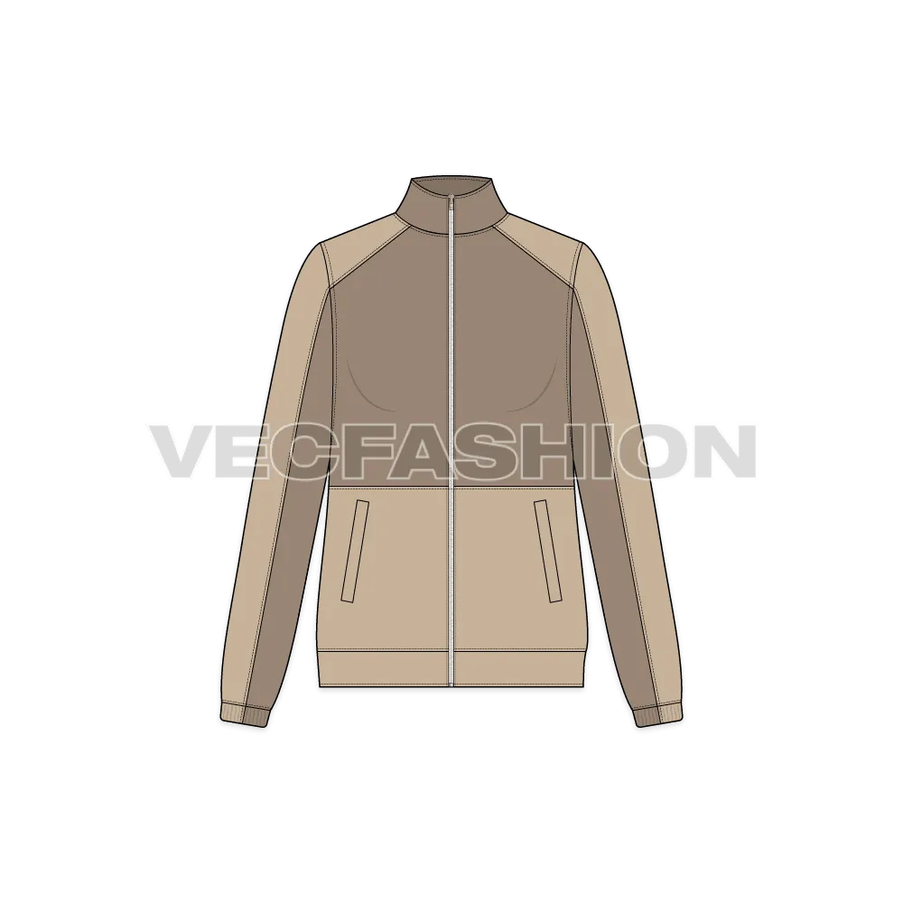 Women's Vector Mock Neck Jacket